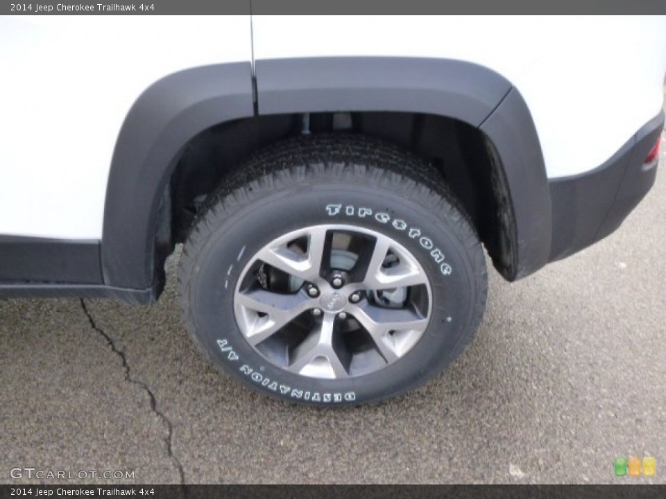 2014 Jeep Cherokee Trailhawk 4x4 Wheel and Tire Photo #89820185