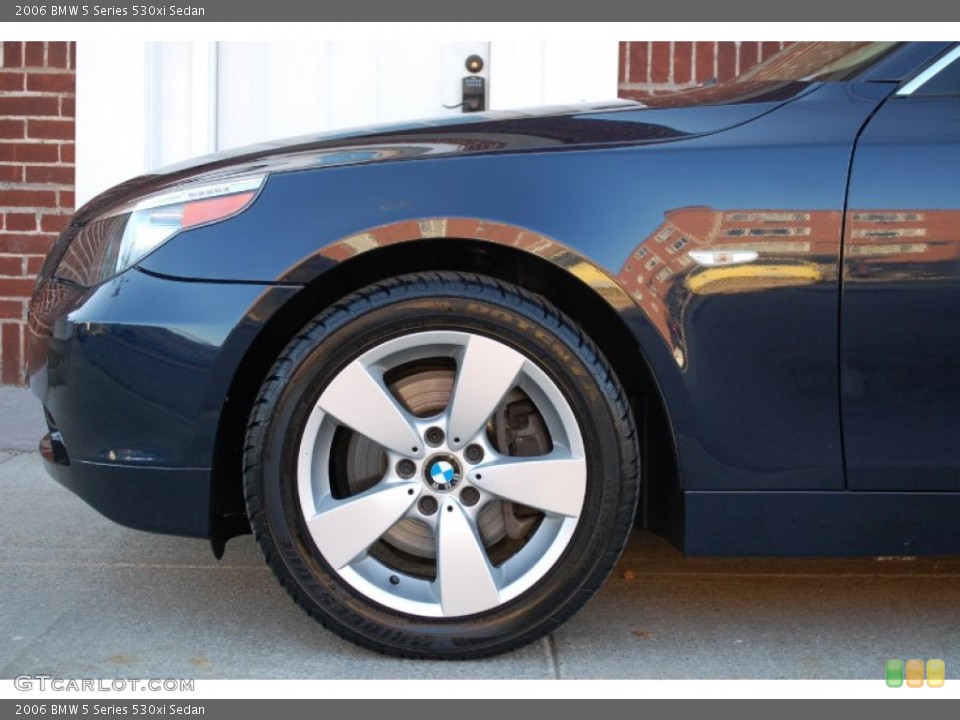2006 BMW 5 Series 530xi Sedan Wheel and Tire Photo #89822186