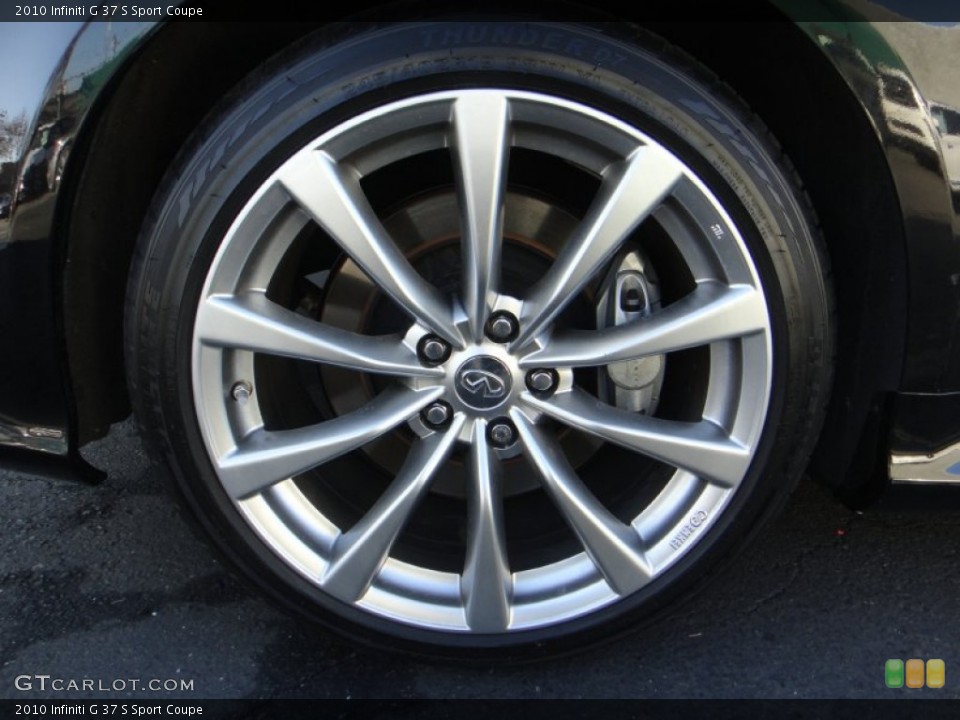 2010 Infiniti G 37 S Sport Coupe Wheel and Tire Photo #89833211