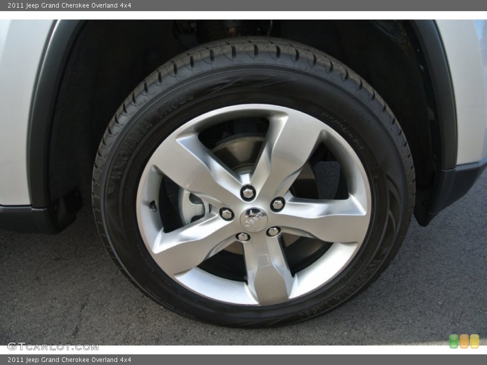 2011 Jeep Grand Cherokee Overland 4x4 Wheel and Tire Photo #89837687
