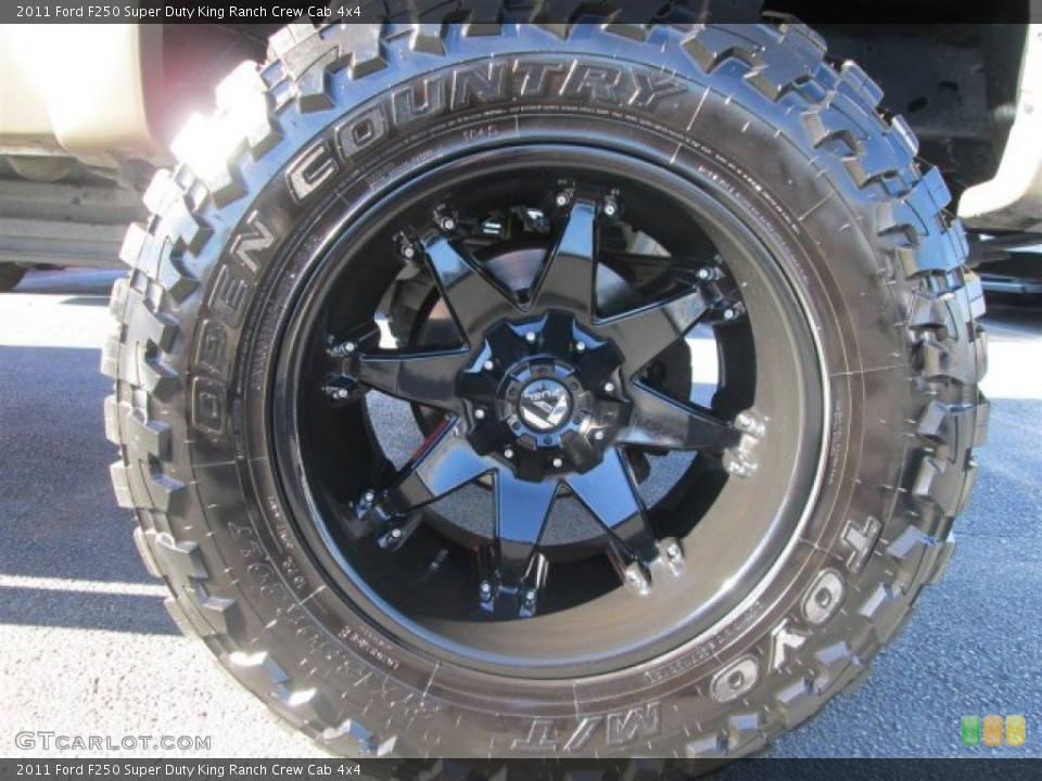 2011 Ford F250 Super Duty Custom Wheel and Tire Photo #89840513