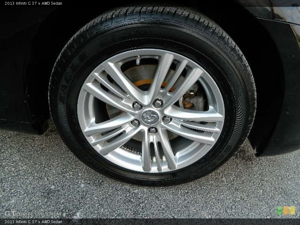 2013 Infiniti G 37 x AWD Sedan Wheel and Tire Photo #89842370