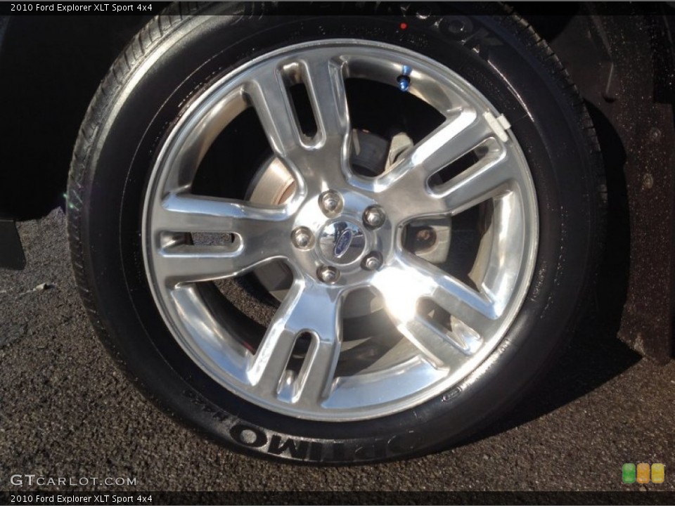 2010 Ford Explorer XLT Sport 4x4 Wheel and Tire Photo #89842764
