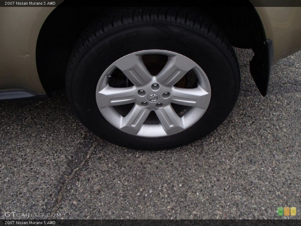 2007 Nissan Murano S AWD Wheel and Tire Photo #89852312