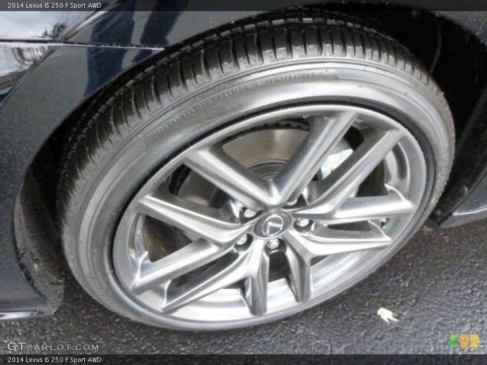 2014 Lexus IS 250 F Sport AWD Wheel and Tire Photo #89860402