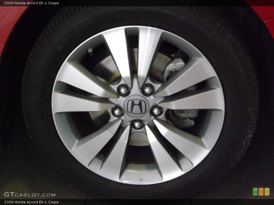 2009 Honda Accord EX-L Coupe Wheel and Tire Photo #89863246