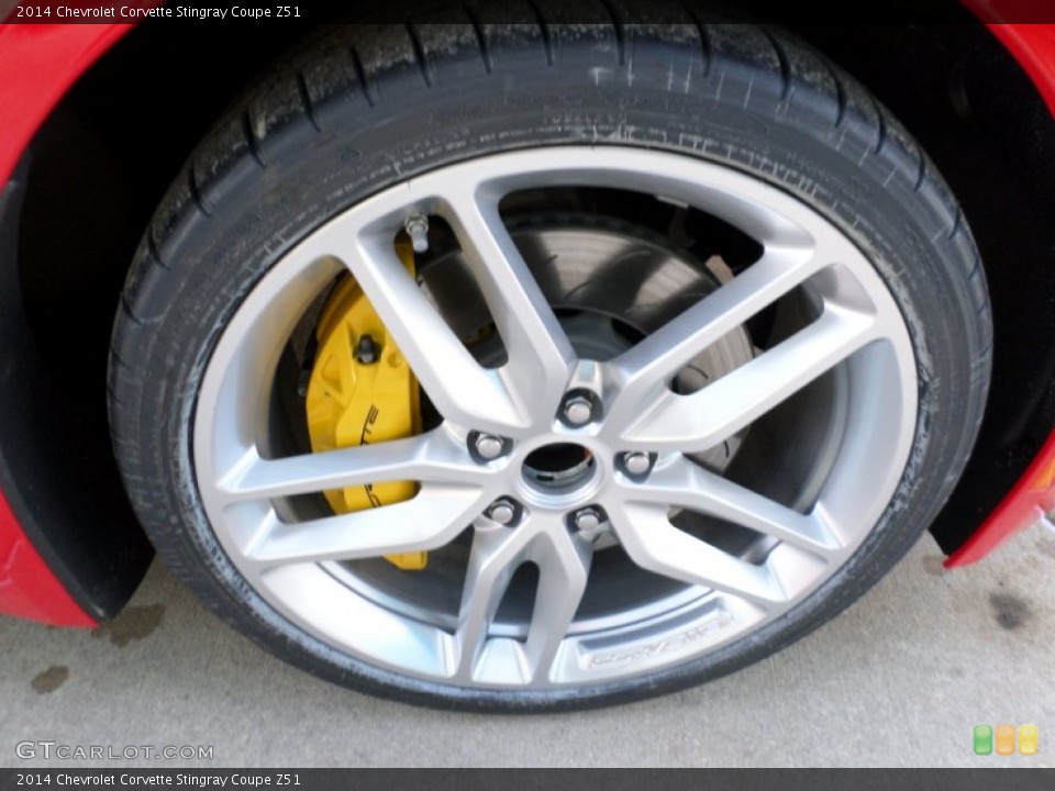 2014 Chevrolet Corvette Stingray Coupe Z51 Wheel and Tire Photo #89865214