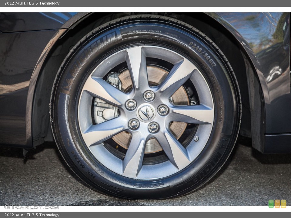 2012 Acura TL 3.5 Technology Wheel and Tire Photo #89867290