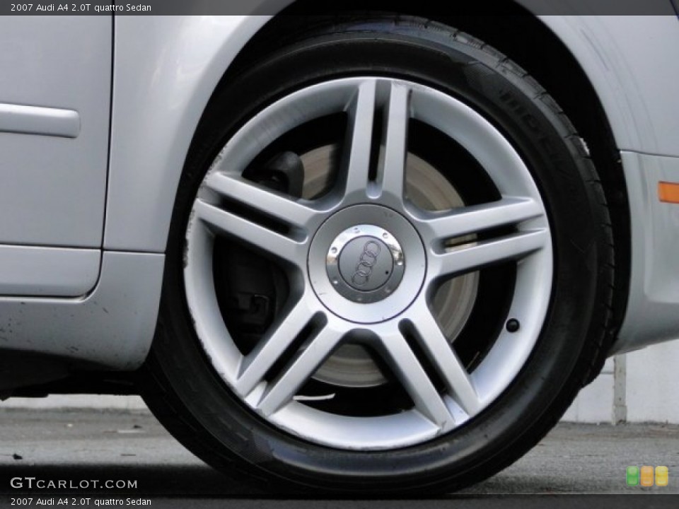 2007 Audi A4 2.0T quattro Sedan Wheel and Tire Photo #89869570