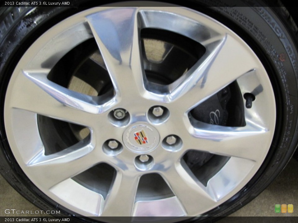 2013 Cadillac ATS 3.6L Luxury AWD Wheel and Tire Photo #89870812