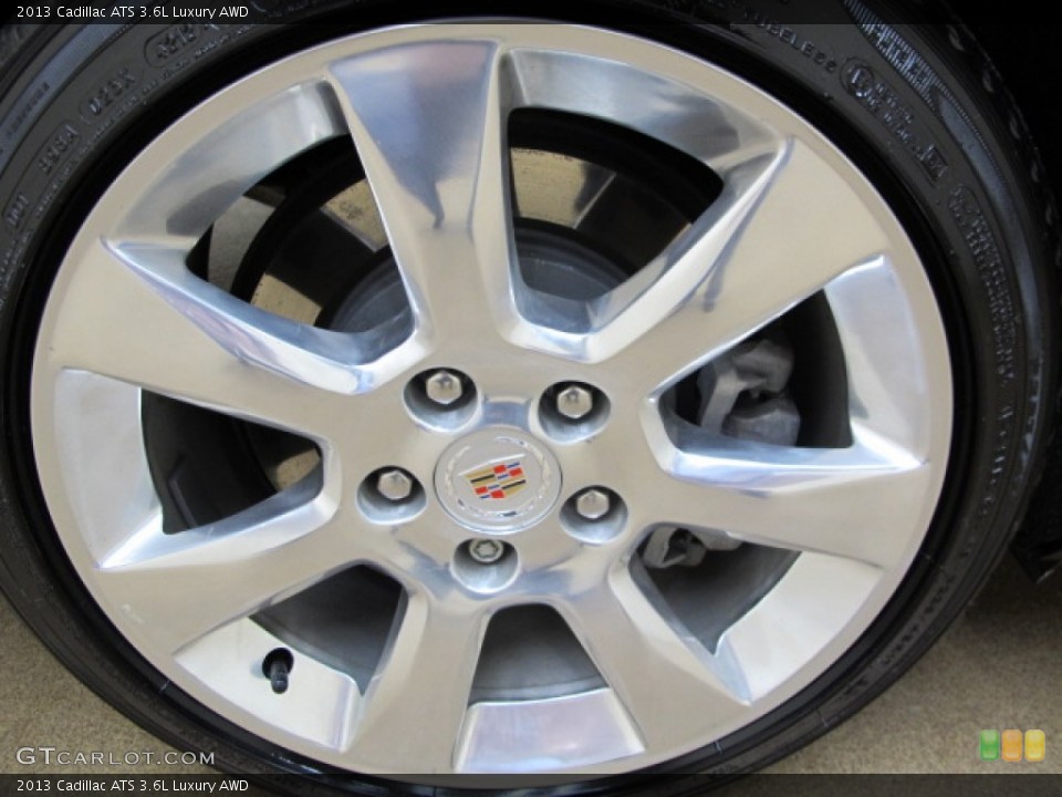 2013 Cadillac ATS 3.6L Luxury AWD Wheel and Tire Photo #89870860