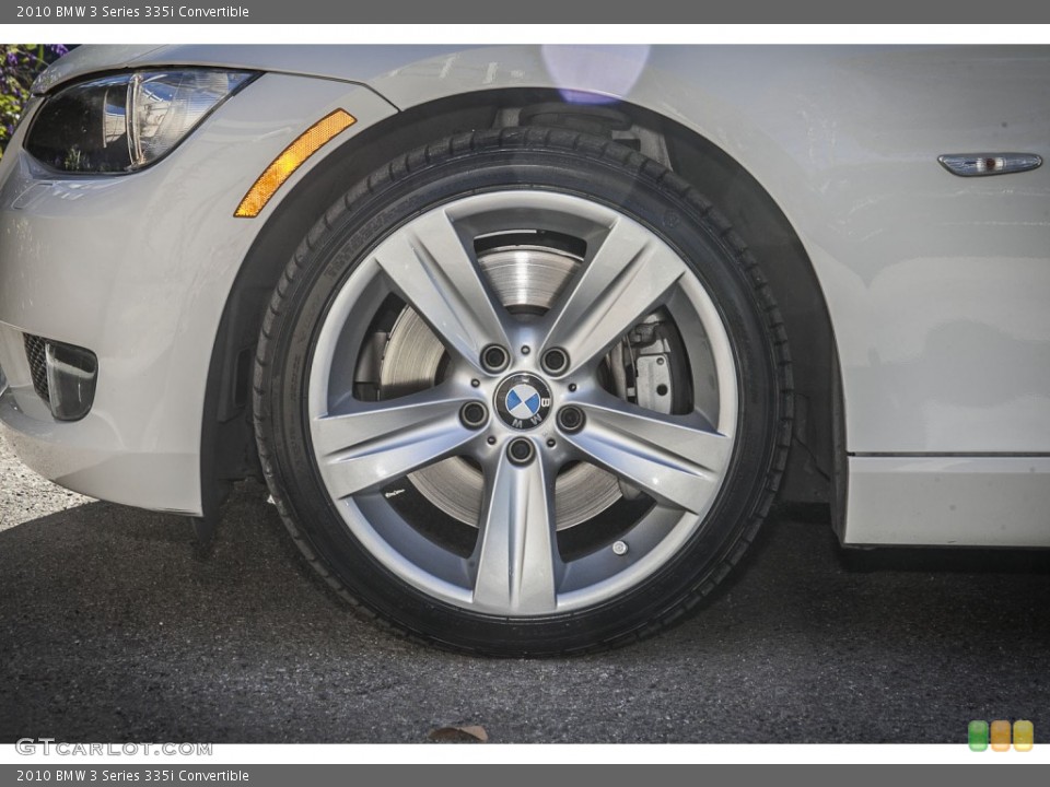 2010 BMW 3 Series 335i Convertible Wheel and Tire Photo #89870989