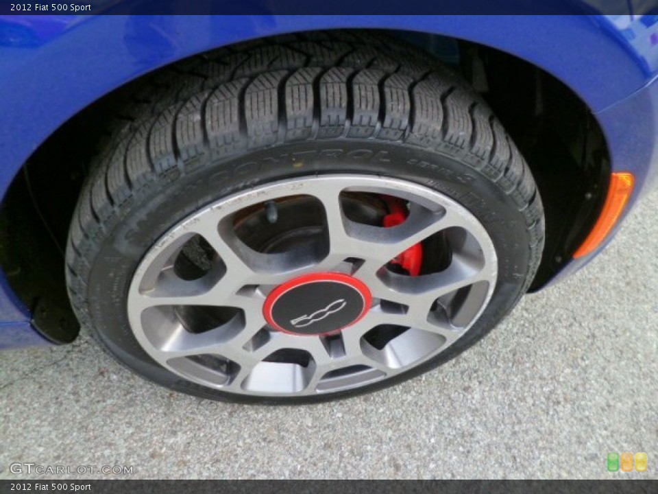 2012 Fiat 500 Sport Wheel and Tire Photo #89871268