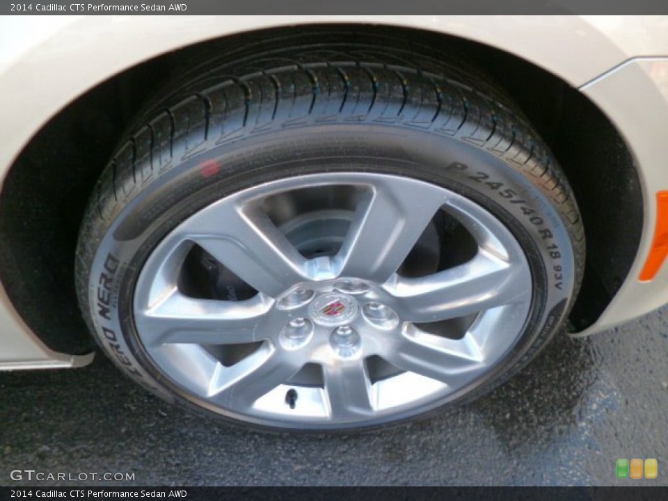 2014 Cadillac CTS Performance Sedan AWD Wheel and Tire Photo #89877184