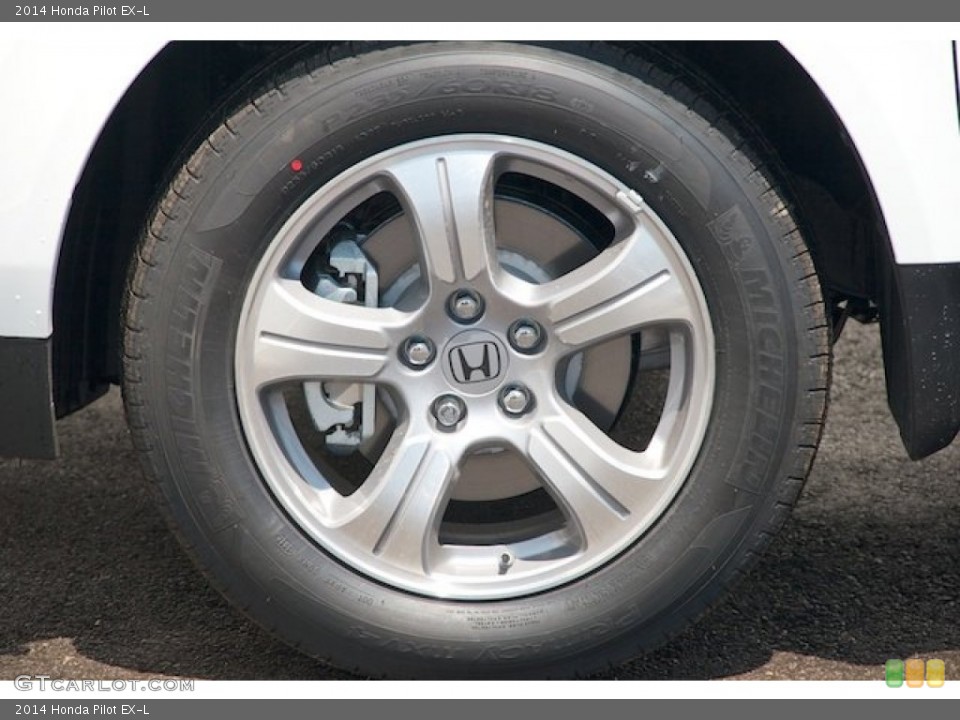 2014 Honda Pilot EX-L Wheel and Tire Photo #89880822