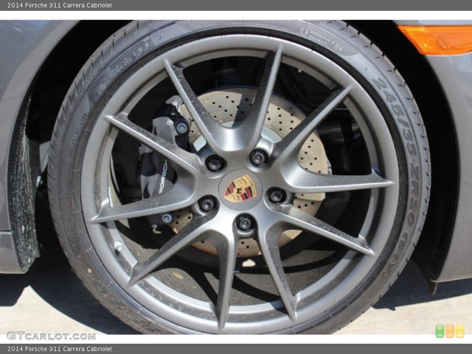 2014 Porsche 911 Carrera Cabriolet Wheel and Tire Photo #89884030
