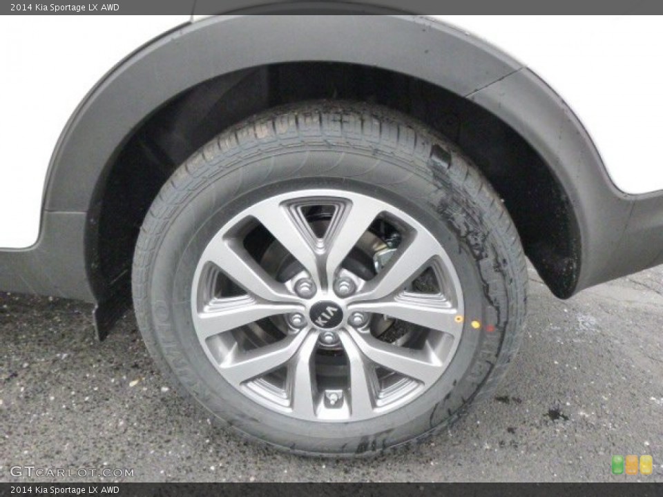 2014 Kia Sportage LX AWD Wheel and Tire Photo #89887972