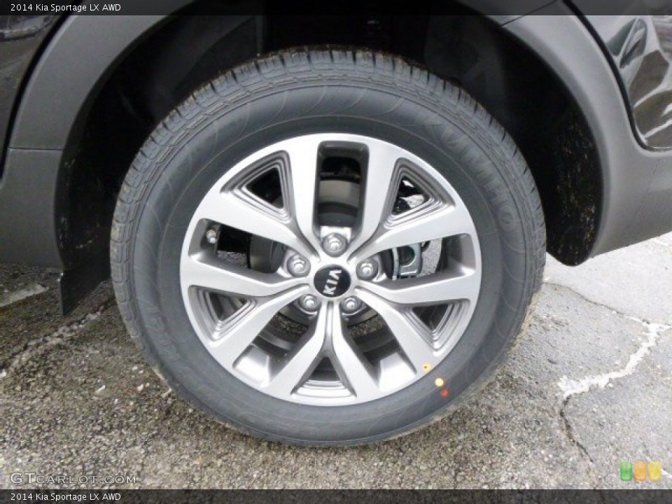 2014 Kia Sportage LX AWD Wheel and Tire Photo #89888914
