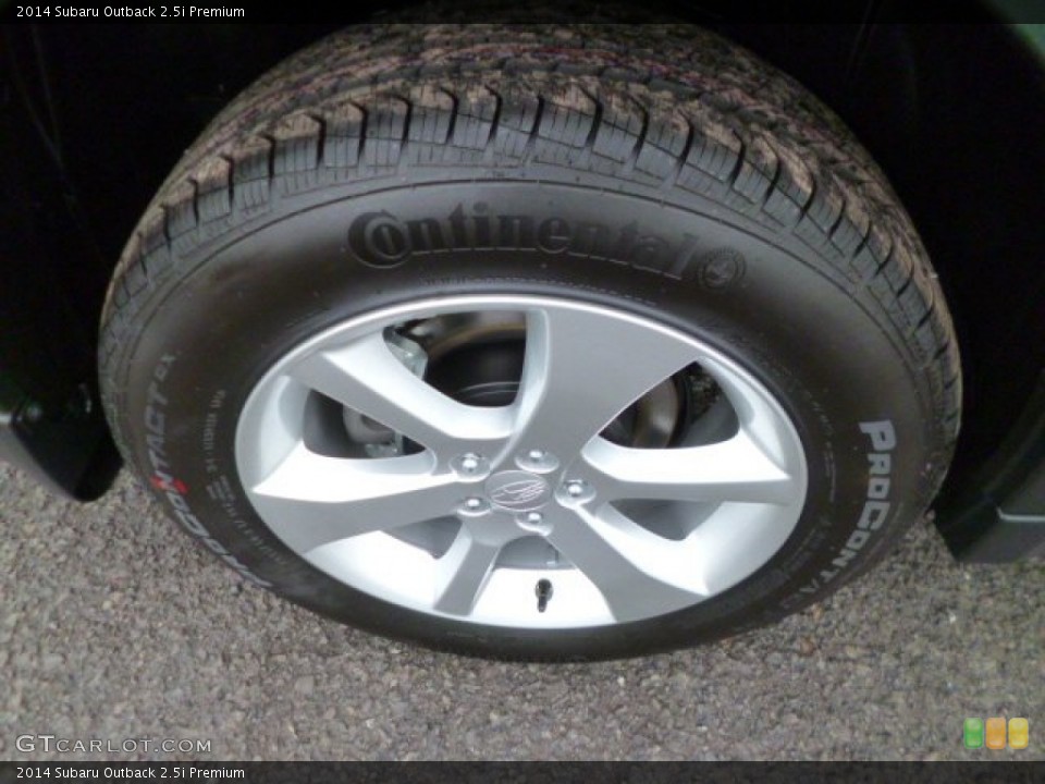2014 Subaru Outback 2.5i Premium Wheel and Tire Photo #89891689