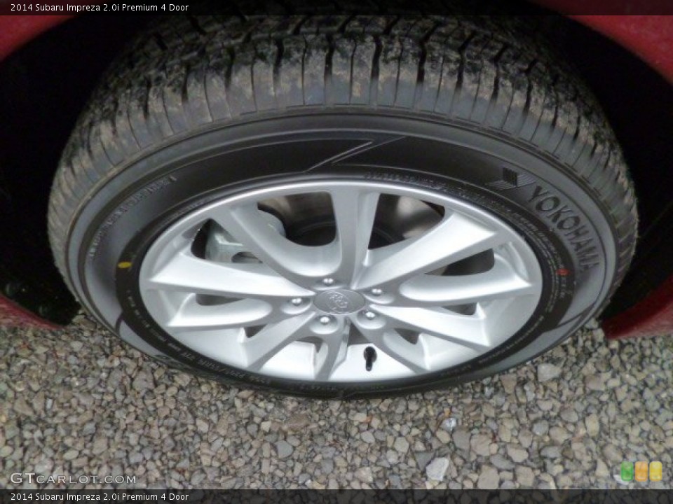 2014 Subaru Impreza 2.0i Premium 4 Door Wheel and Tire Photo #89896582