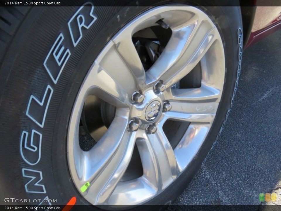 2014 Ram 1500 Sport Crew Cab Wheel and Tire Photo #89902144