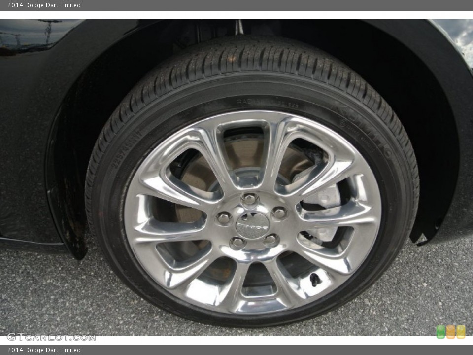 2014 Dodge Dart Limited Wheel and Tire Photo #89917938
