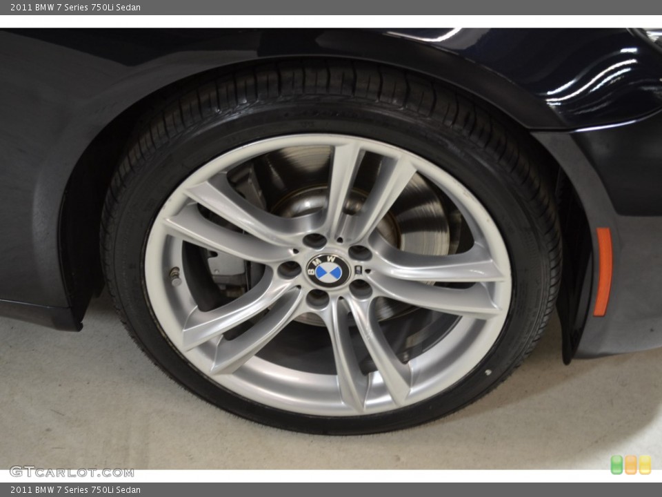 2011 BMW 7 Series 750Li Sedan Wheel and Tire Photo #89918577