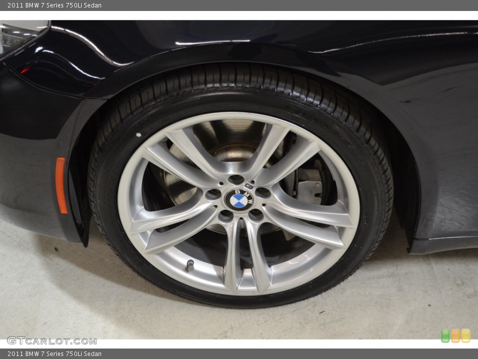 2011 BMW 7 Series 750Li Sedan Wheel and Tire Photo #89918925