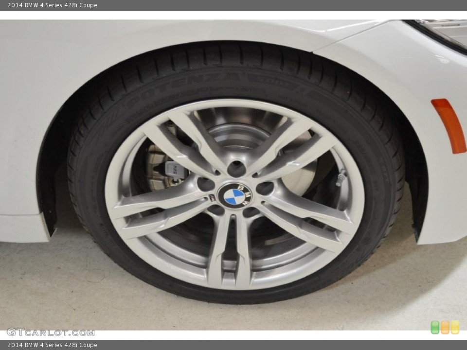 2014 BMW 4 Series 428i Coupe Wheel and Tire Photo #89920867