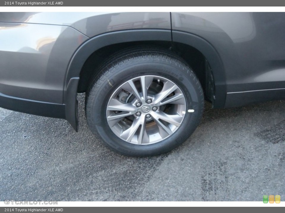 2014 Toyota Highlander XLE AWD Wheel and Tire Photo #89928143