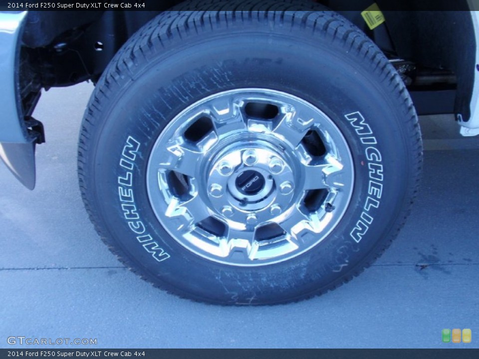 2014 Ford F250 Super Duty XLT Crew Cab 4x4 Wheel and Tire Photo #89933265