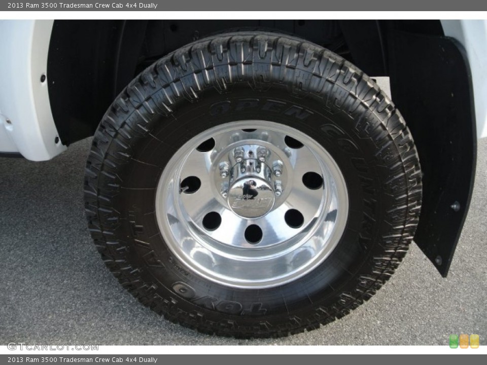 2013 Ram 3500 Tradesman Crew Cab 4x4 Dually Wheel and Tire Photo #89939514