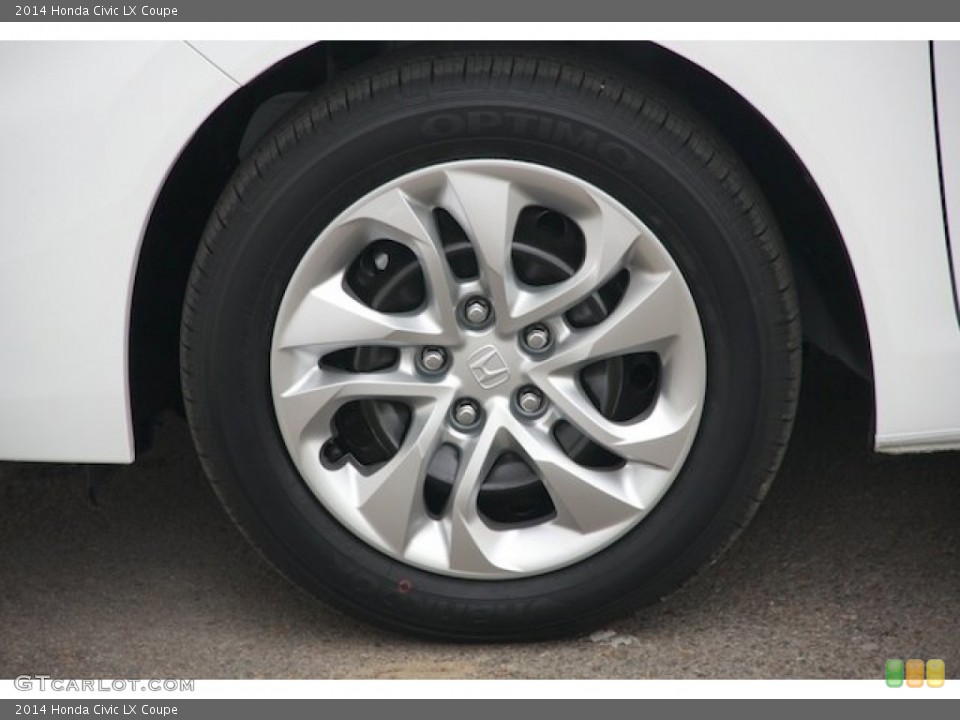 2014 Honda Civic LX Coupe Wheel and Tire Photo #89941914