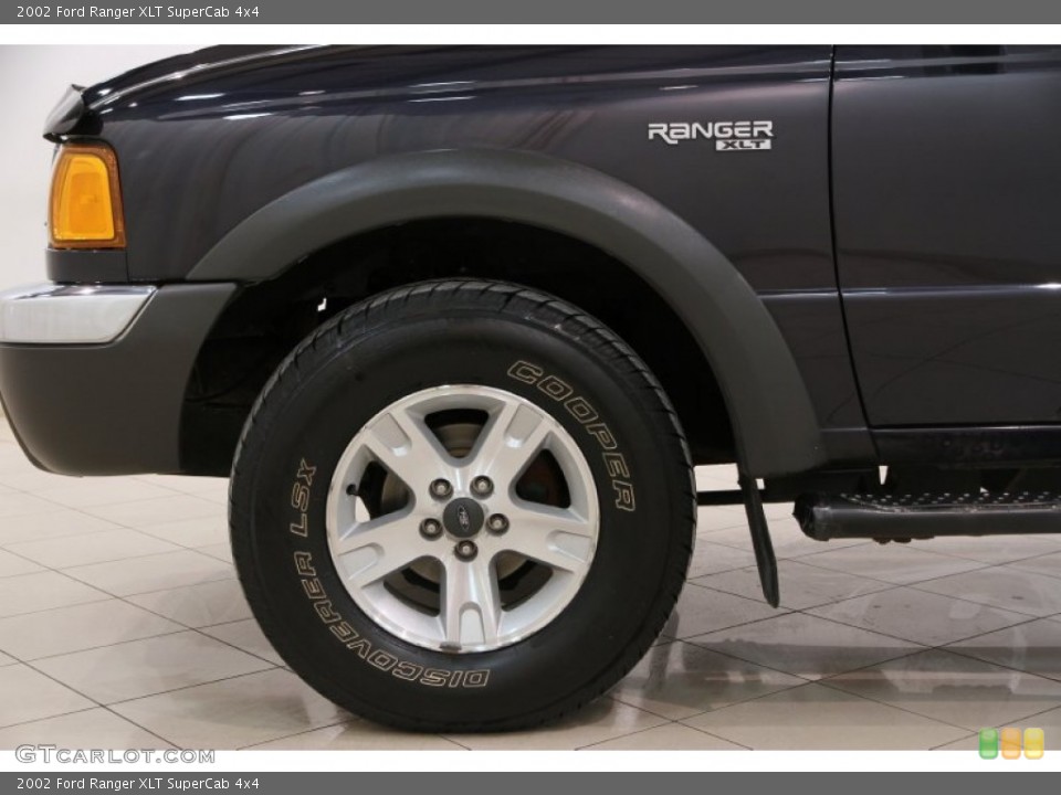 2002 Ford Ranger XLT SuperCab 4x4 Wheel and Tire Photo #89946162