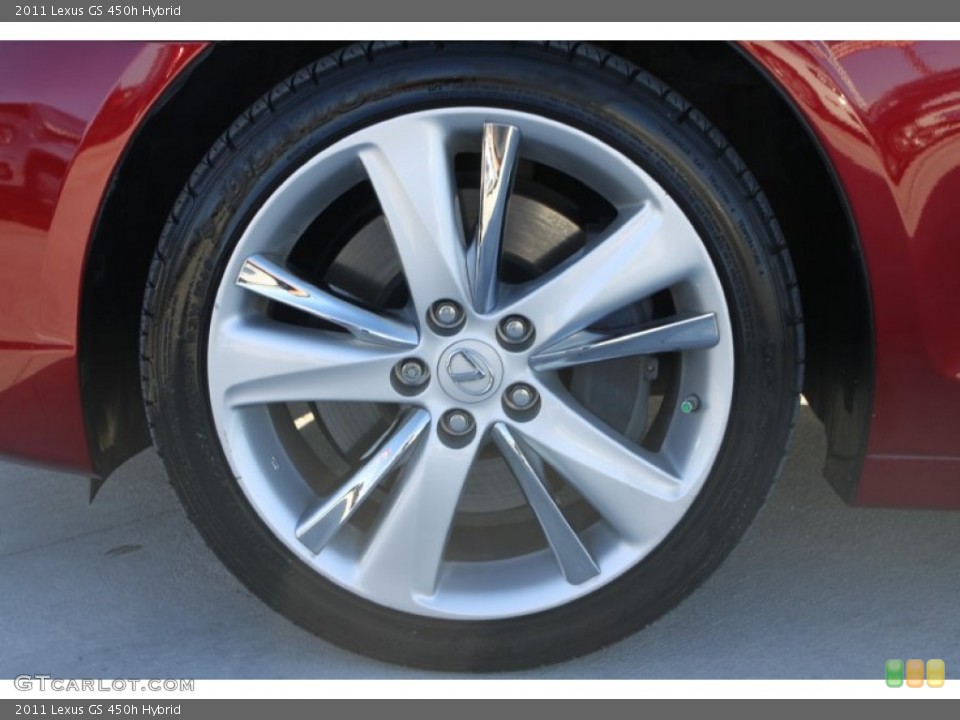 2011 Lexus GS 450h Hybrid Wheel and Tire Photo #89962149