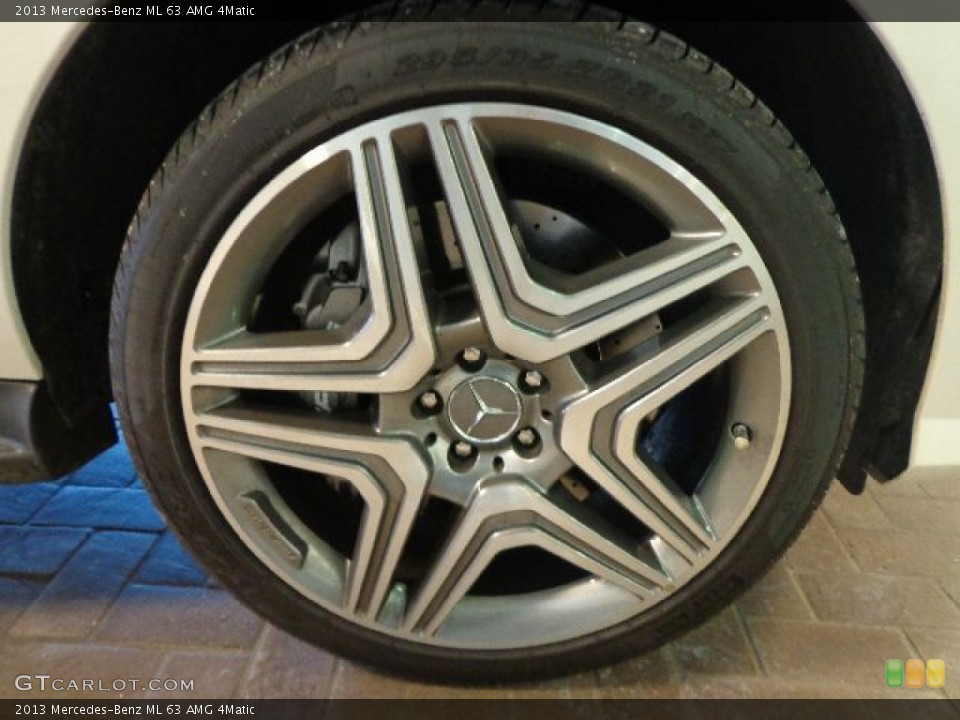 2013 Mercedes-Benz ML 63 AMG 4Matic Wheel and Tire Photo #89972073