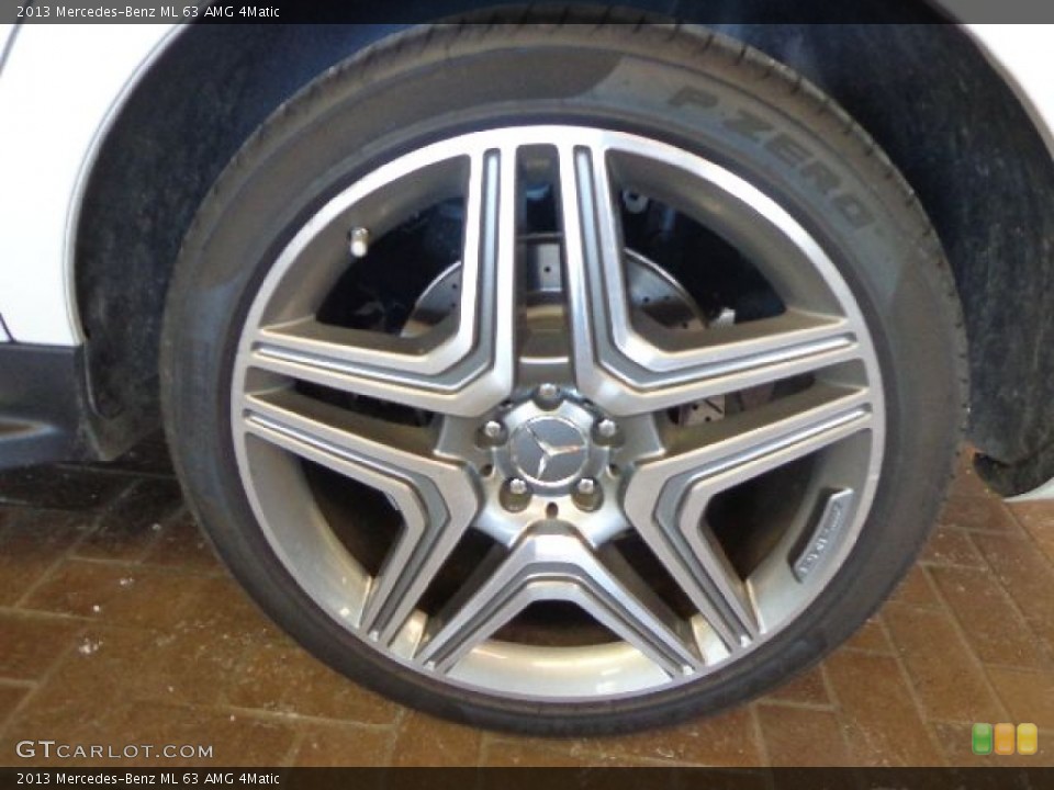 2013 Mercedes-Benz ML 63 AMG 4Matic Wheel and Tire Photo #89972157