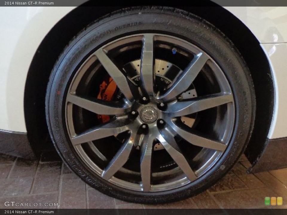 2014 Nissan GT-R Premium Wheel and Tire Photo #89972526