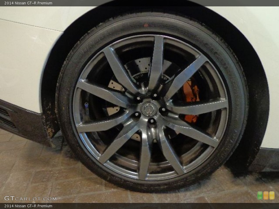 2014 Nissan GT-R Premium Wheel and Tire Photo #89972548