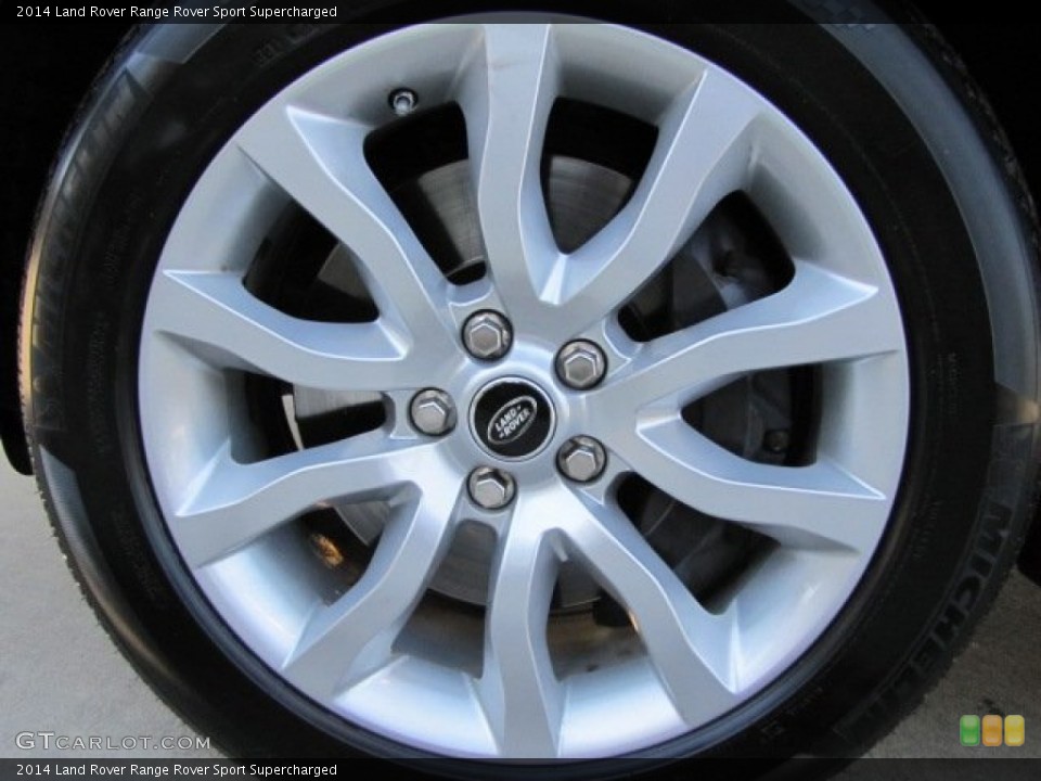 2014 Land Rover Range Rover Sport Supercharged Wheel and Tire Photo #89974373