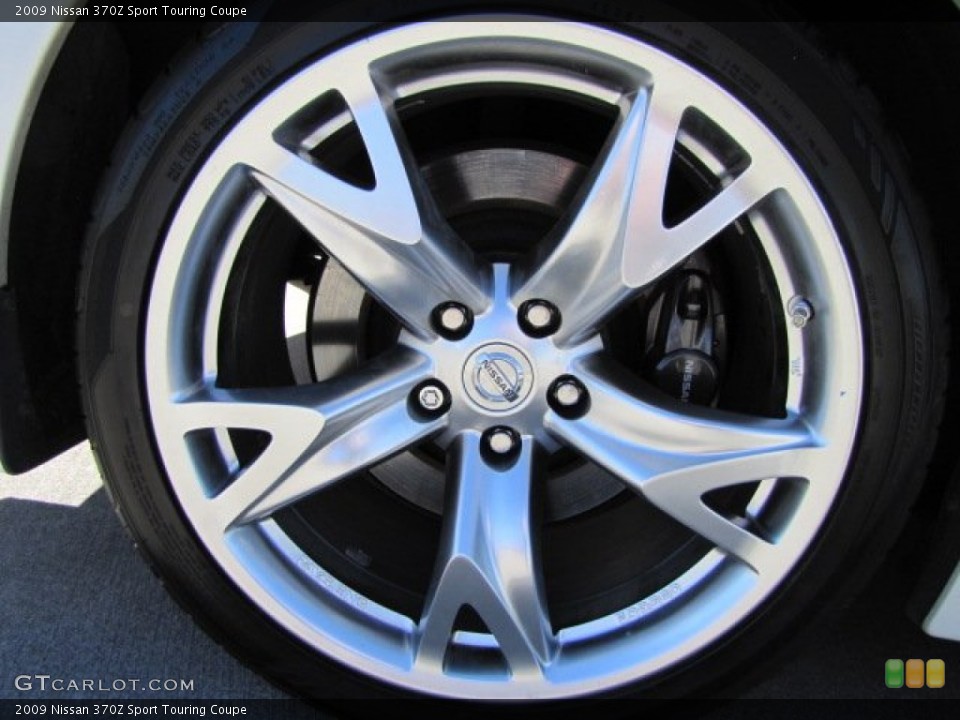 2009 Nissan 370Z Sport Touring Coupe Wheel and Tire Photo #89974776