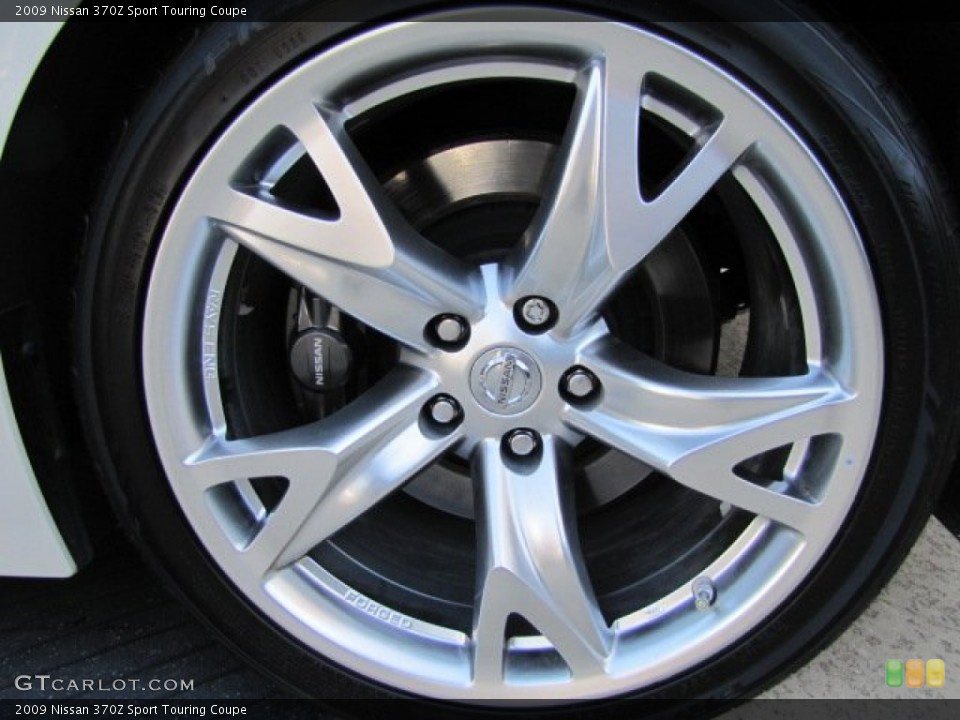 2009 Nissan 370Z Sport Touring Coupe Wheel and Tire Photo #89974785