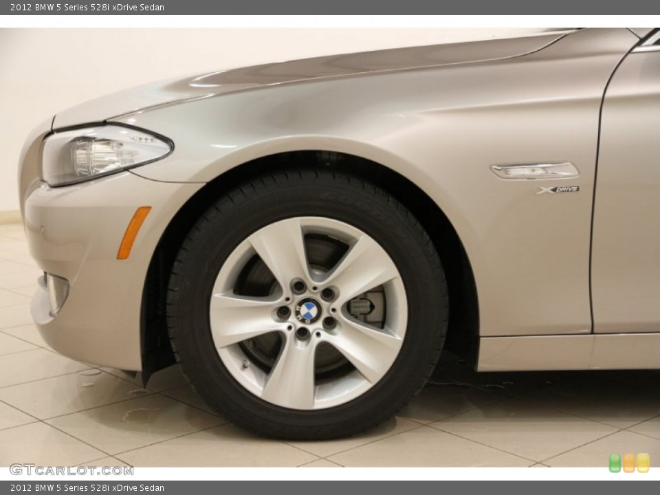 2012 BMW 5 Series 528i xDrive Sedan Wheel and Tire Photo #89978454