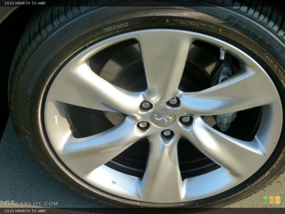 2010 Infiniti FX 50 AWD Wheel and Tire Photo #89986475
