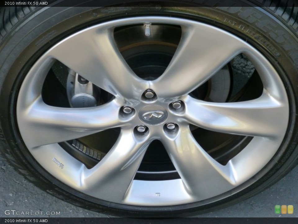 2010 Infiniti FX 50 AWD Wheel and Tire Photo #89986499