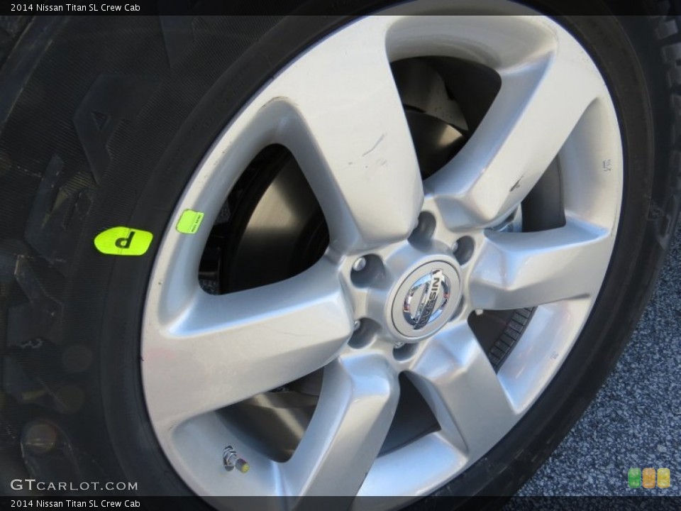 2014 Nissan Titan SL Crew Cab Wheel and Tire Photo #90004196