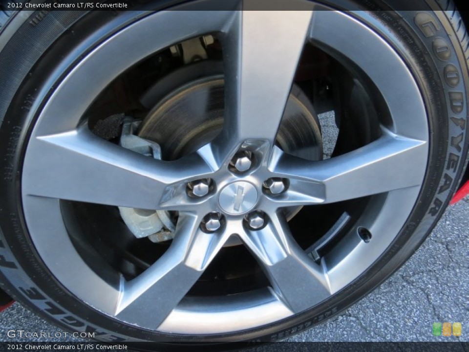 2012 Chevrolet Camaro LT/RS Convertible Wheel and Tire Photo #90010112