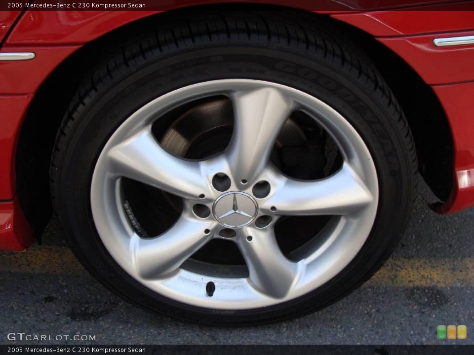 2005 Mercedes-Benz C 230 Kompressor Sedan Wheel and Tire Photo #9001115