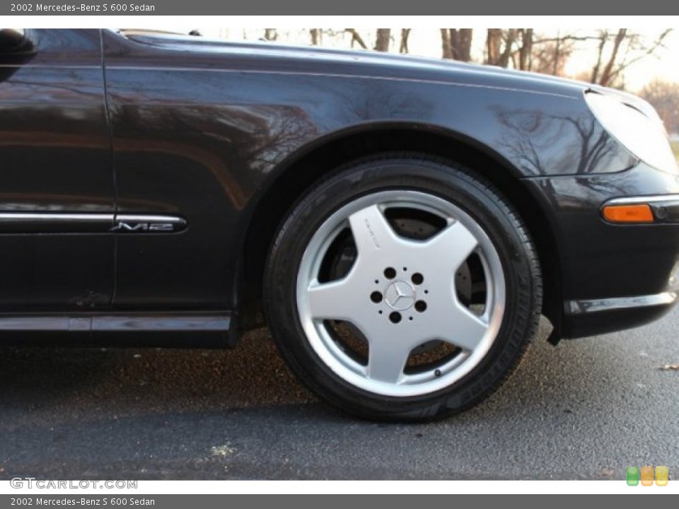 2002 Mercedes-Benz S 600 Sedan Wheel and Tire Photo #90011366