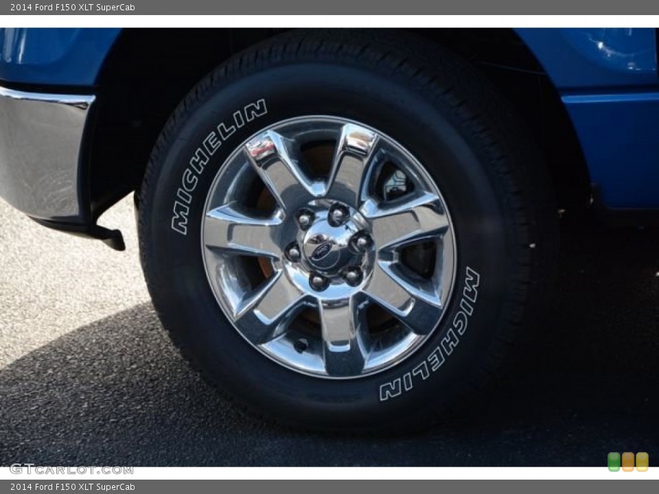 2014 Ford F150 XLT SuperCab Wheel and Tire Photo #90013073